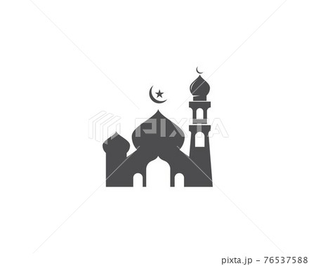 Mosque icon vector Mosque icon vector 76537588