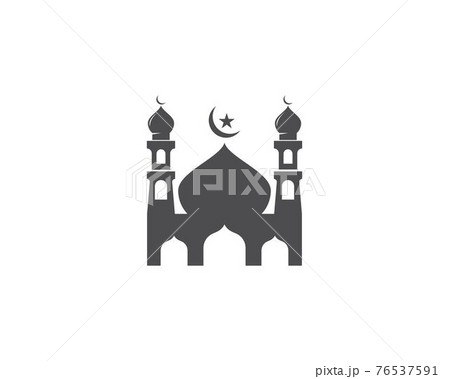 Mosque icon vector Mosque icon vector 76537591