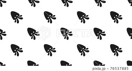 squid octopus Seamless pattern fish vector salmon tuna shark dolphin doodle icon cartoon ocean sea pet animal repeat wallpaper tile background scarf isolated illustration doodle black design 76537885