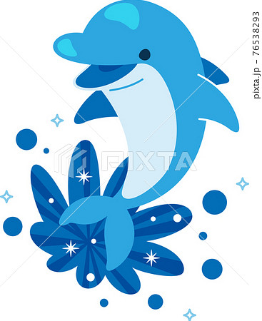 イルカ　絵 光とイルカ イルカ 水 海 絵 絵画 原画 色鉛筆 イラスト | yune