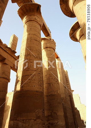 エジプトの古代遺跡、カルナック神殿(Temple of Karnak in Egypt) 76538906
