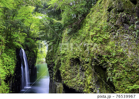 宮崎の絶景 美しい高千穂峡 76539967