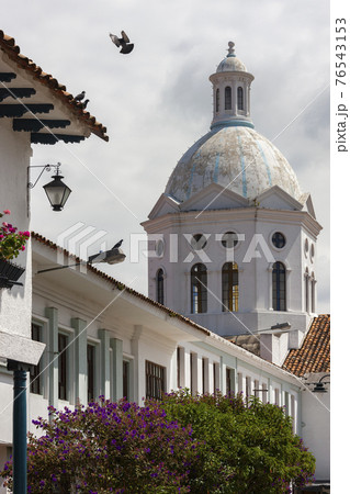 Church of San Sebastian near Cuenca - Ecuado - South America 76543153