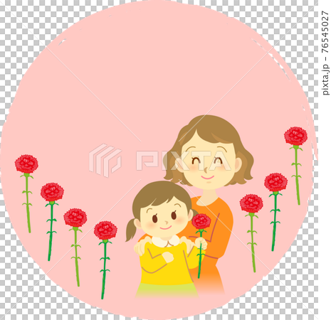 插圖素材：送康乃馨的母親節留言，附文案 76545027