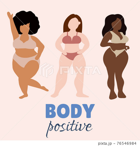 Body positive vector 76546984