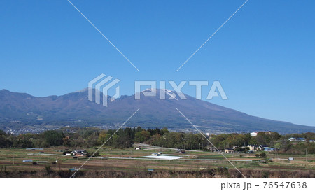 山稜くっきり浅間山 山稜くっきり浅間山 76547638