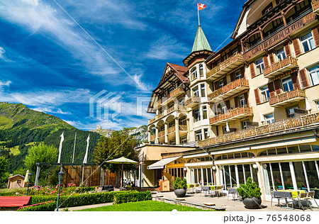 Architecture of Wengen in Switzerland Architecture of Wengen in Switzerland 76548068