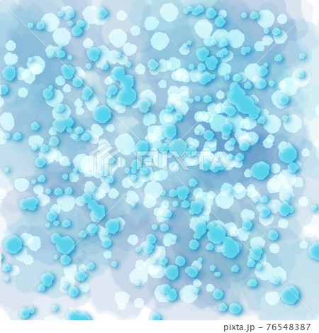 青い点描の背景のイラスト素材