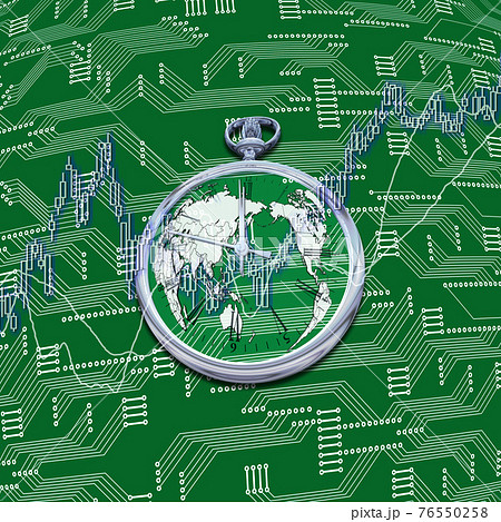 IC基盤の世界の懐中時計 76550258
