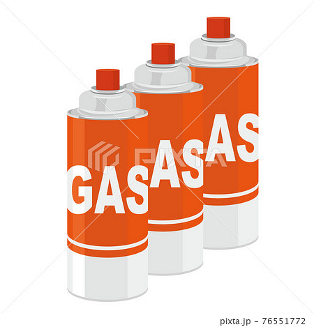 ガスボンベ ガス 缶 イラストのイラスト素材