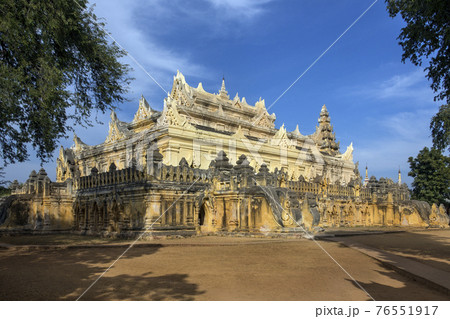 Ancient Monastery Ruins - Innwa - Myanmar 76551917