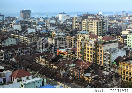 City of Yangon - Myanmar 76551937