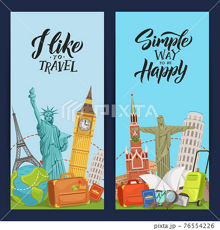 world sights flyer templates for travel agency 76554226