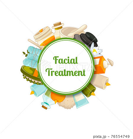 cartoon beauty and spa elements cartoon beauty and spa elements 76554749