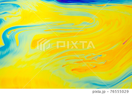 Psychedelic multicolored patterns background. Photo macro shot of soap bubbles Psychedelic multicolored patterns background. Photo macro shot of soap bubbles 76555029