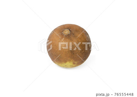Rotten lime isolated on white background with clipping path Rotten lime isolated on white background with clipping path 76555448