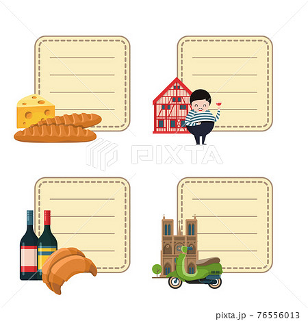 France sights stickers set France sights stickers set 76556013