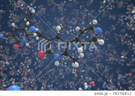 Milrinone molecule made with balls, scientific molecular model. Chemical 3d rendering Milrinone molecule made with balls, scientific molecular model. Chemical 3d rendering 76556812