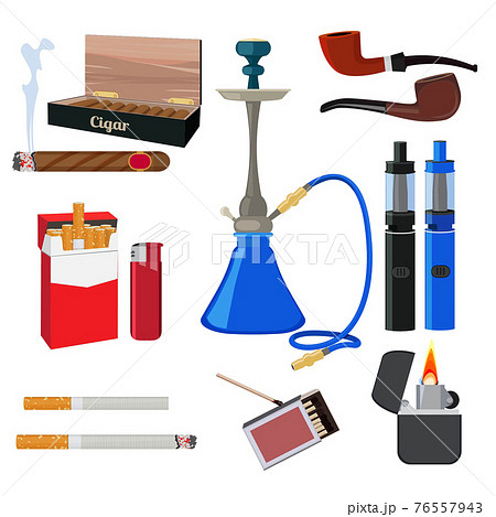 Hookah, tobacco, cigarette and other different tools for smokers 76557943