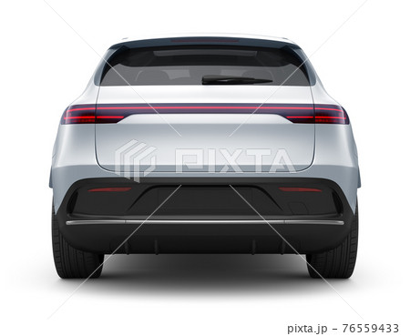 Compact luxury SUV - rear view  76559433