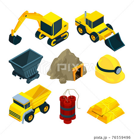 Mining minerals and gold 76559496