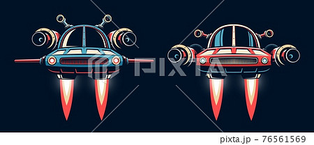 Sci-fi Spaceship flying 76561569