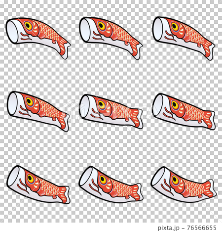 兒童節鯉魚旗插畫素材(五)線描風格紅黃切合集9件套 兒童節鯉魚旗插畫素材(五)線描風格紅黃切合集9件套 76566655