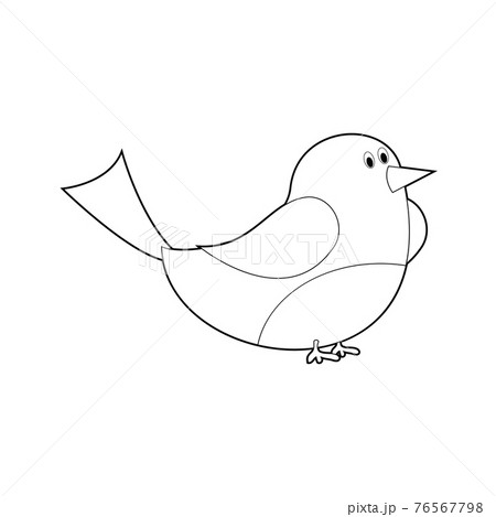 Easy Coloring Animals for Kids: Bird 76567798