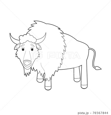 Easy Coloring Animals for Kids: Buffalo Easy Coloring Animals for Kids: Buffalo 76567844