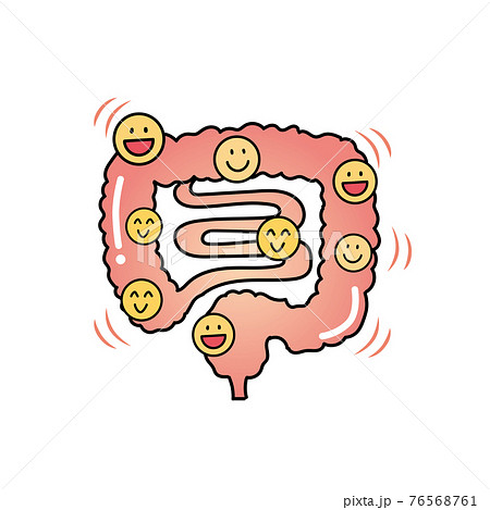 元気な腸のイメージイラスト 76568761