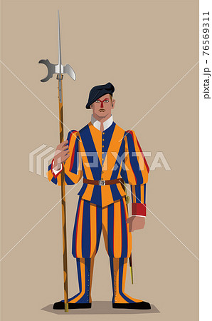バチカンのスイス衛兵 76569311