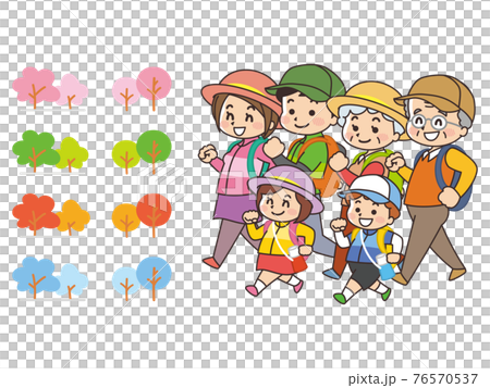 遠足家庭四個季節 76570537