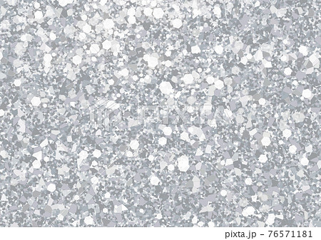 グリッター ラメ スパンコール キラキラ 背景 イラスト 白 シルバーのイラスト素材 76571181 Pixta