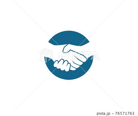 Hand Shake Logoのイラスト素材