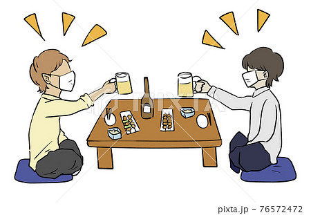 マスク会食 76572472