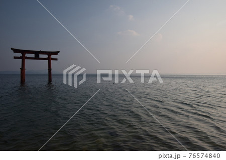 白髭神社の鳥居 白髭神社の鳥居 76574840