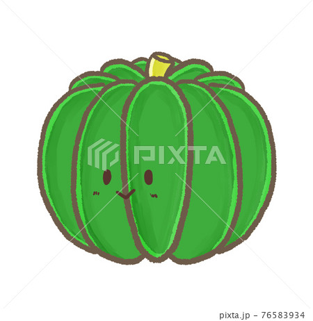 R：もっとメルヘンな野菜 かぼちゃ②のイラスト素材 [76583934] - PIXTA