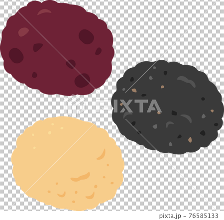 Bean paste, soybean flour, sesame seeds Bean paste, soybean flour, sesame seeds 76585133