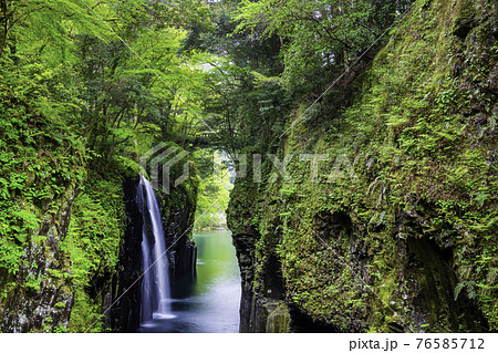 宮崎の絶景 美しい高千穂峡 76585712