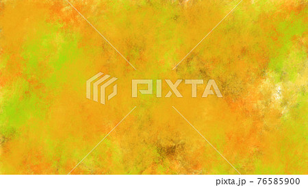 黄色の水彩の筆の跡、背景素材、テクスチャ 76585900