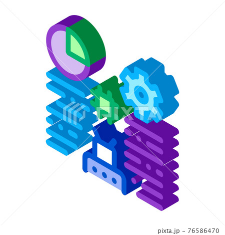 robot machine learning isometric icon vector illustration robot machine learning isometric icon vector illustration 76586470
