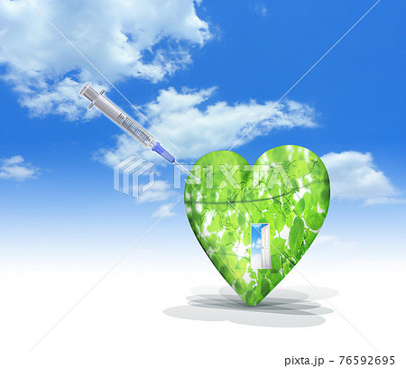 ウイルスにワクチン接種 76592695
