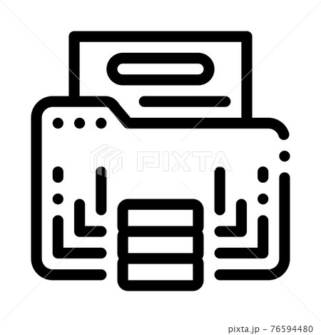 digital machine learning line icon vector illustration digital machine learning line icon vector illustration 76594480