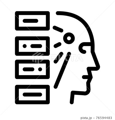 algorithm machine learning line icon vector illustration algorithm machine learning line icon vector illustration 76594483