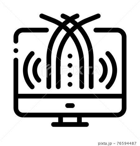 data science line icon vector illustration sign data science line icon vector illustration sign 76594487