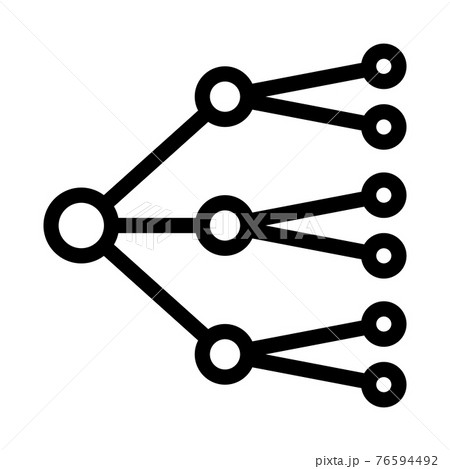 neural network line icon vector illustration sign neural network line icon vector illustration sign 76594492