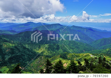横手山頂からの四阿山 76597260
