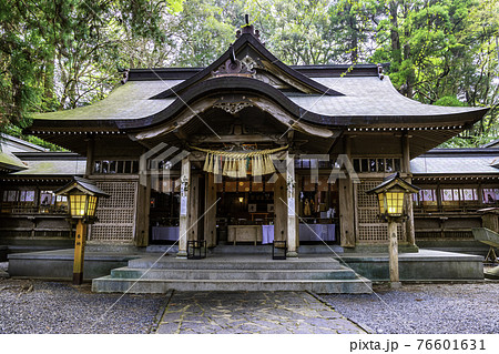 宮崎県のパワースポット 高千穂神社 宮崎県のパワースポット 高千穂神社 76601631