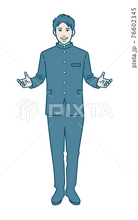 男子学生のベクターイラストレーション 男子学生のベクターイラストレーション 76602345