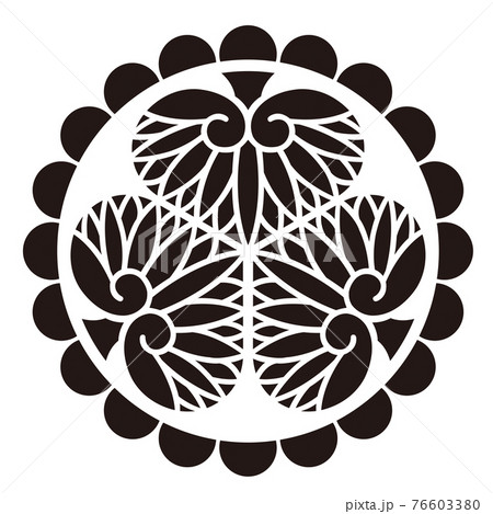 家紋 葵紋 家紋 葵紋 76603380